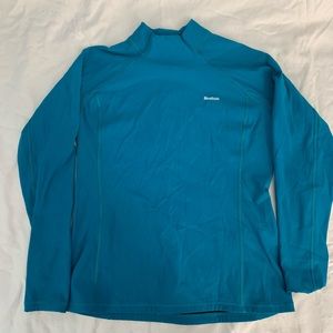 Reebok mock turtle cold weather running top.